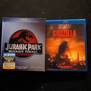 Jurassic Park Trilogy and Godzilla Blu-ray Set